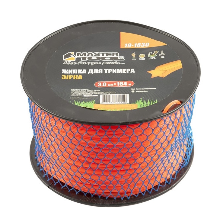 leska-dlia-trimmera-mastertool-zvezda-3-00-mm-164-m-katushka-19-1830